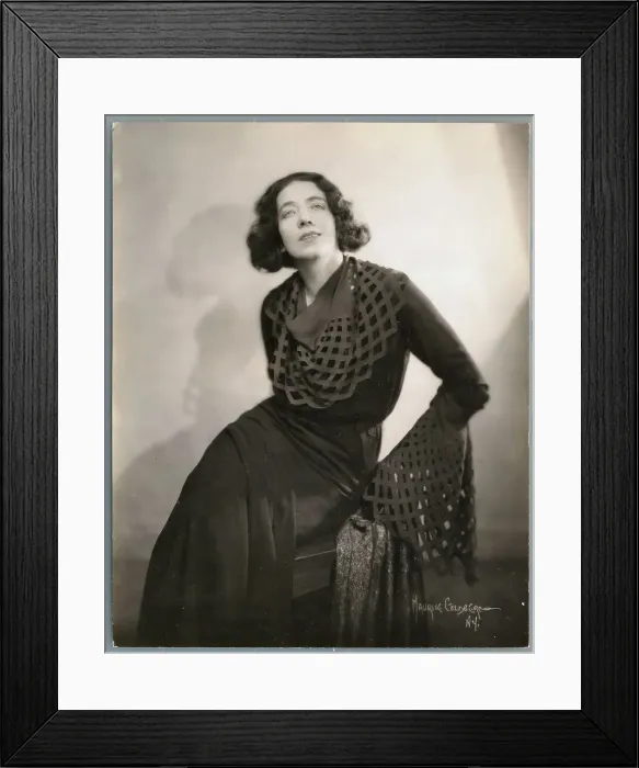 Framed Print : Portrait of Mary Wigman Framed Print : Portrait of Mary Wigman