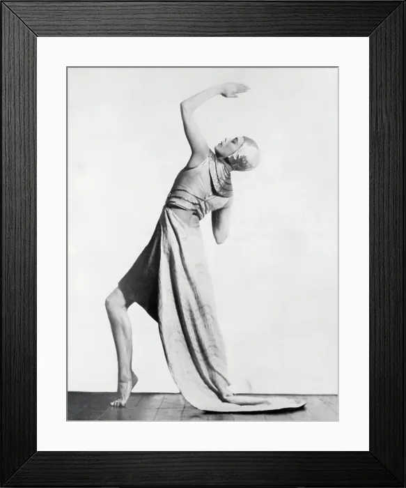 Framed Print : Mary Wigman Performing Framed Print : Mary Wigman Performing