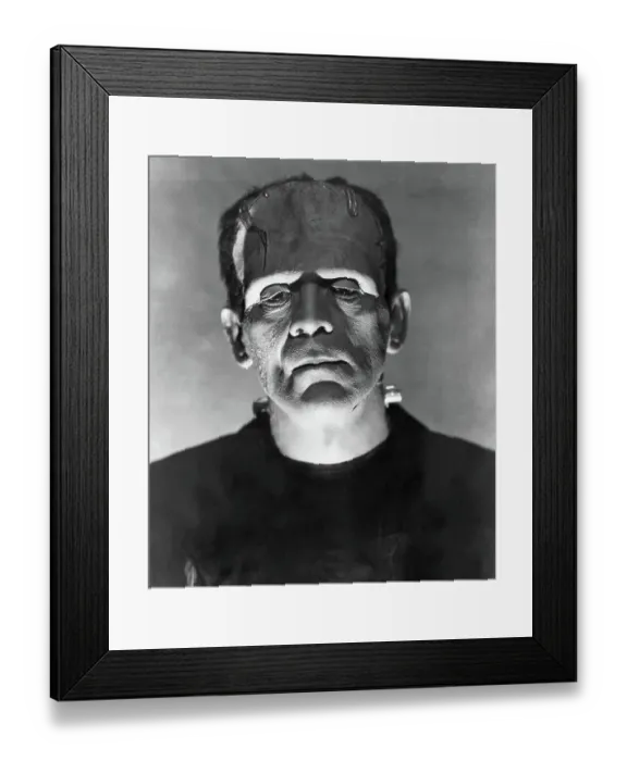 Framed Print : Boris Karloff as Frankenstein's Monster Framed Print : Boris Karloff as Frankenstein's Monster