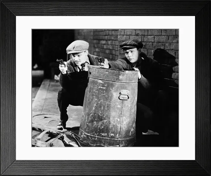 Framed Print : James Cagney and Edward Woods in The Public Enemy Framed Print : James Cagney and Edward Woods in The Public Enemy