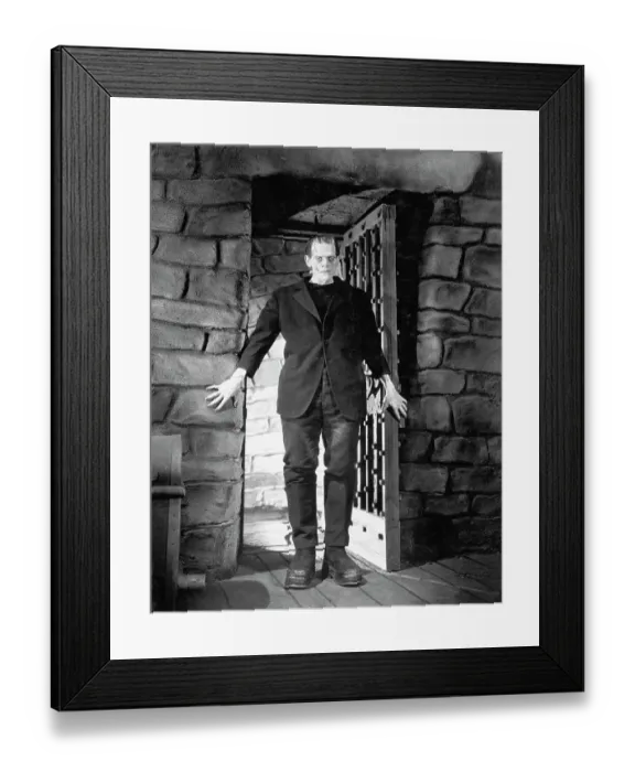 Framed Print : Boris Karloff as Frankenstein's Monster Framed Print : Boris Karloff as Frankenstein's Monster
