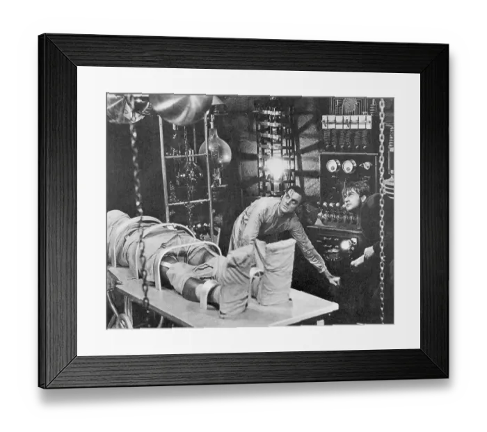Framed Print : Frankenstein Movie Still Framed Print : Frankenstein Movie Still