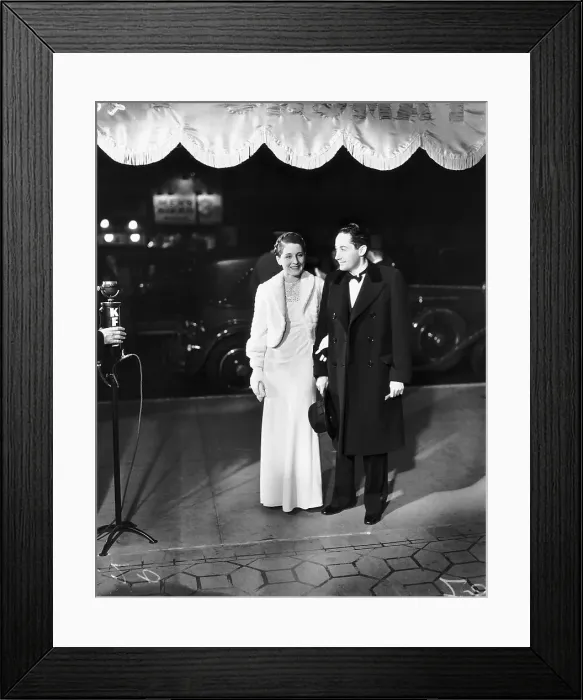 Framed Print : Norma Shearer and Irving Thalberg