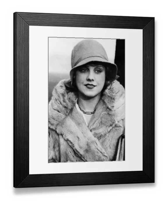 Framed Print : Anny Ondra, Future Wife Of Max Schmeling Framed Print : Anny Ondra, Future Wife Of Max Schmeling