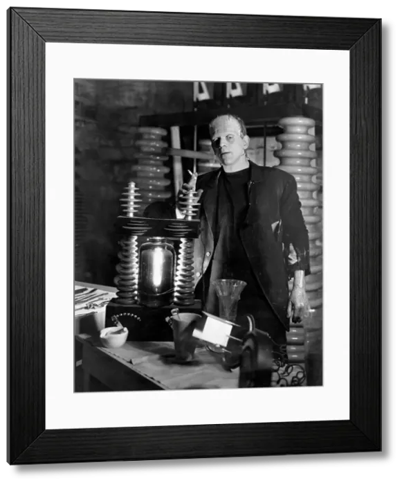 Framed Print : Boris Karloff in Frankenstein Framed Print : Boris Karloff in Frankenstein