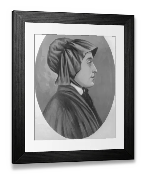 Framed Print : Profile of Mother Elizabeth Seton Framed Print : Profile of Mother Elizabeth Seton