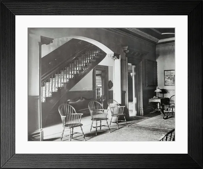 Framed Print : Entrance Hall of Hull House Framed Print : Entrance Hall of Hull House
