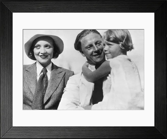 Framed Print : Marlene Dietrich and Family Framed Print : Marlene Dietrich and Family