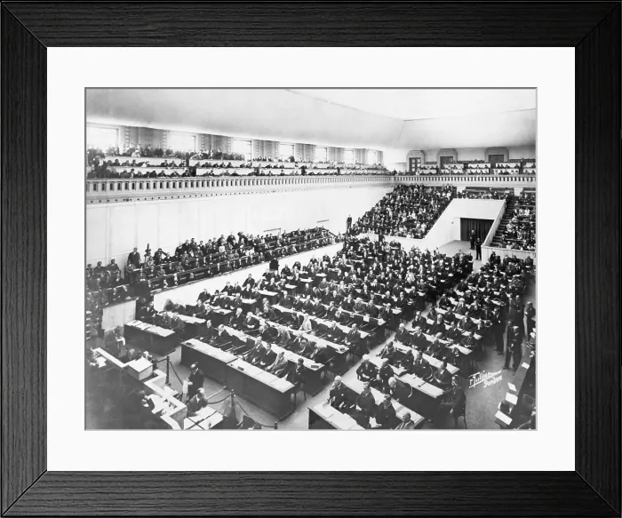 Framed Print : General View of League of Nations Framed Print : General View of League of Nations