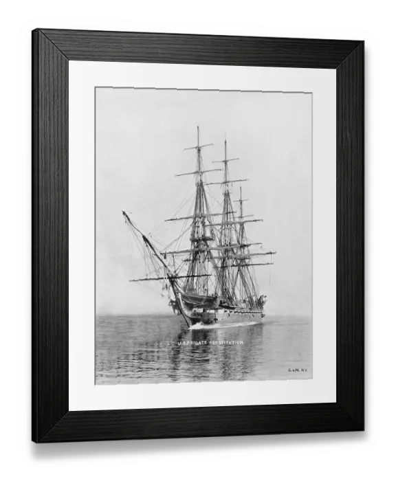 Framed Print : U.S.S. Constitution Sailing