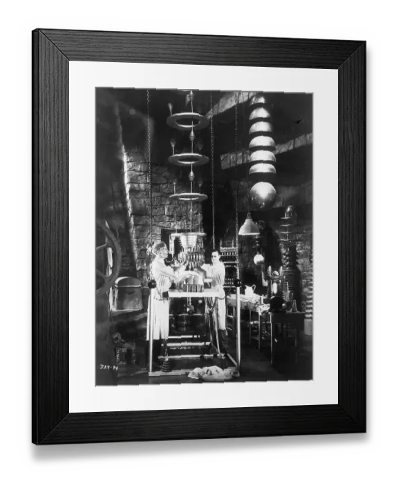 Framed Print : Scene From Bride of Frankenstein Framed Print : Scene From Bride of Frankenstein