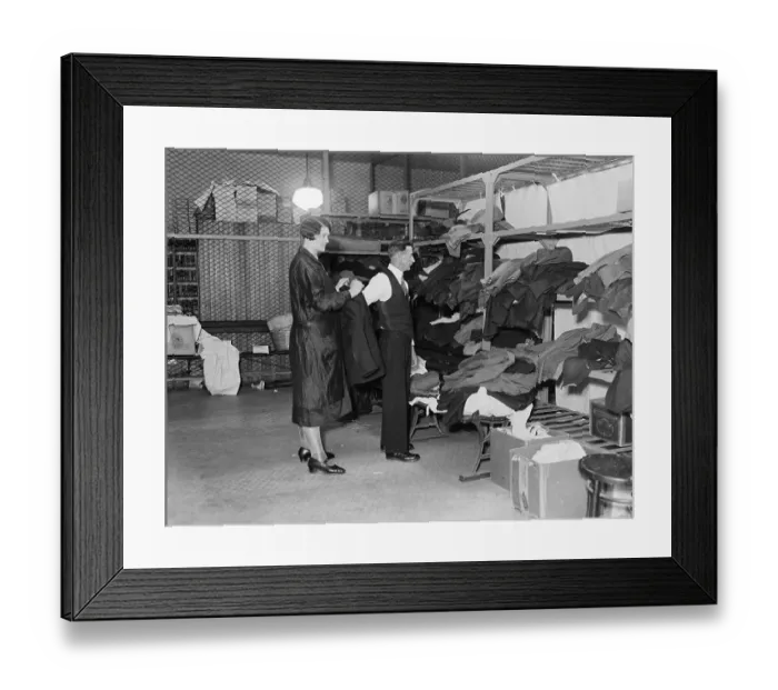 Framed Print : Welfare Agent Fitting Alien With Clothes Framed Print : Welfare Agent Fitting Alien With Clothes