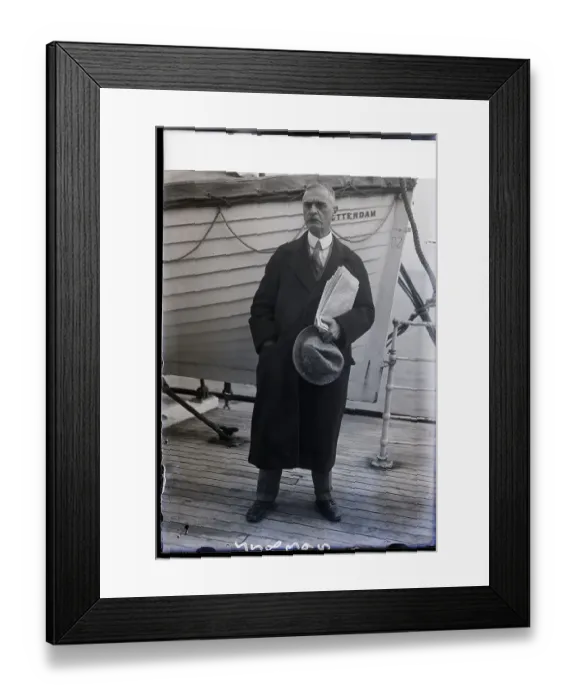 Framed Print : Dr. Karl Landsteiner Returns From Europe Framed Print : Dr. Karl Landsteiner Returns From Europe