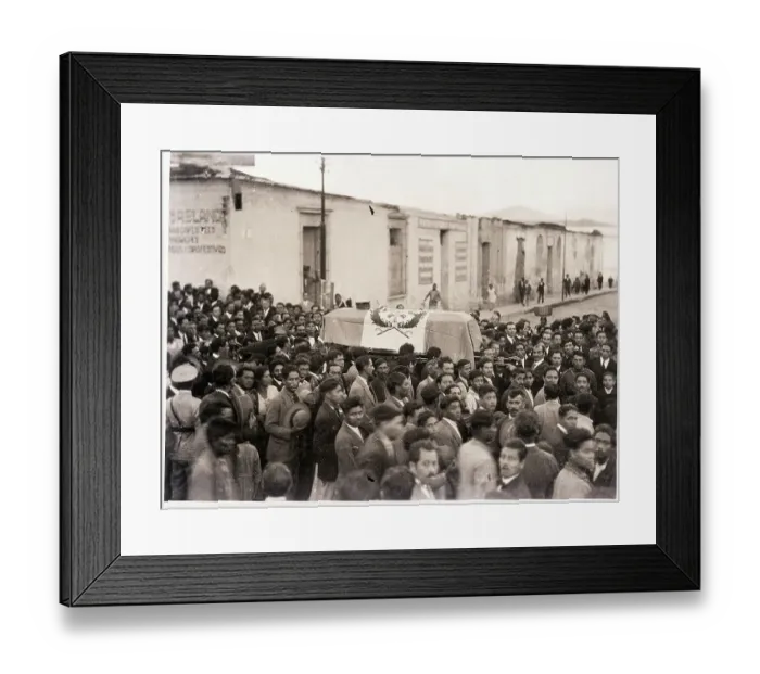 Framed Print : Funeral Procession with Flag on Casket Framed Print : Funeral Procession with Flag on Casket
