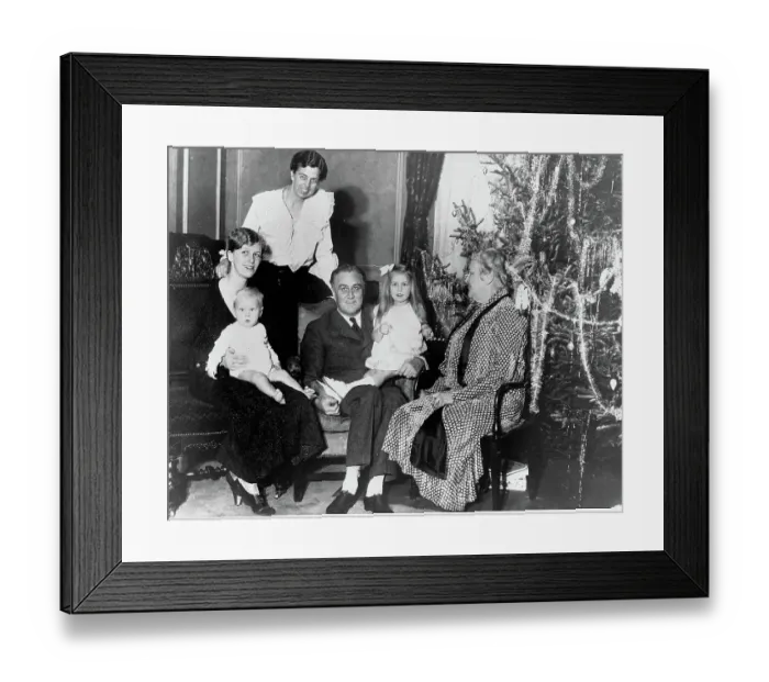Framed Print : Franklin D. Roosevelt and Family Framed Print : Franklin D. Roosevelt and Family