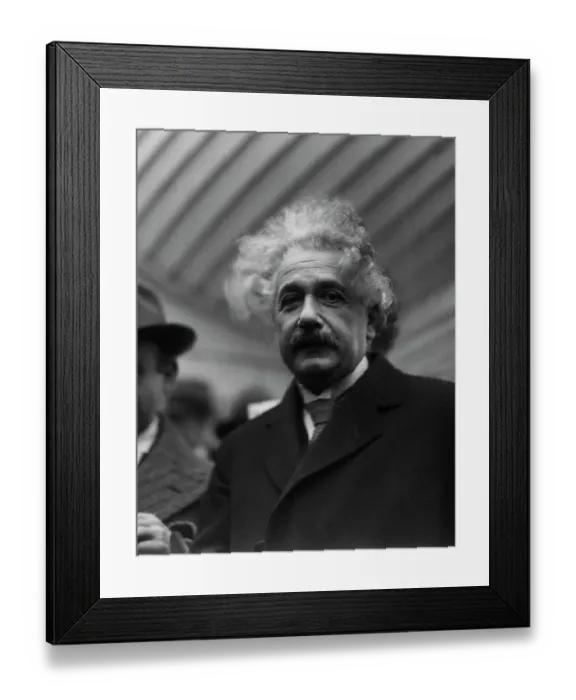 Framed Print : Albert Einstein Aboard S.S. Belgenland Framed Print : Albert Einstein Aboard S.S. Belgenland