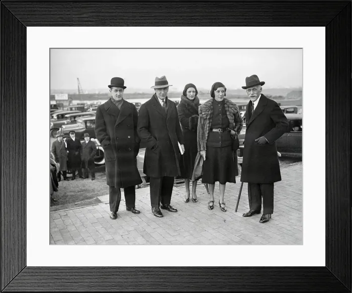 Framed Print : Group Portrait with Andrew Mellon and Others Framed Print : Group Portrait with Andrew Mellon and Others