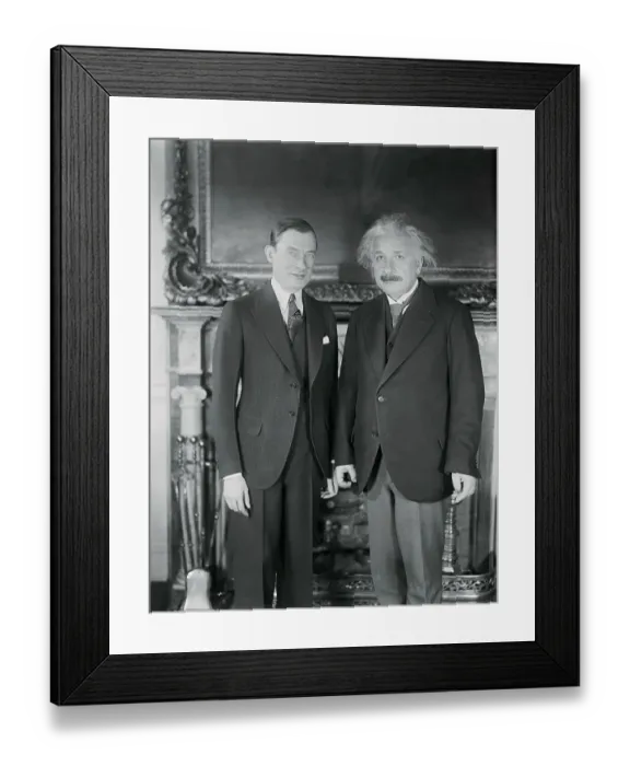 Framed Print : NY Mayor James Walker with Albert Einstein Framed Print : NY Mayor James Walker with Albert Einstein