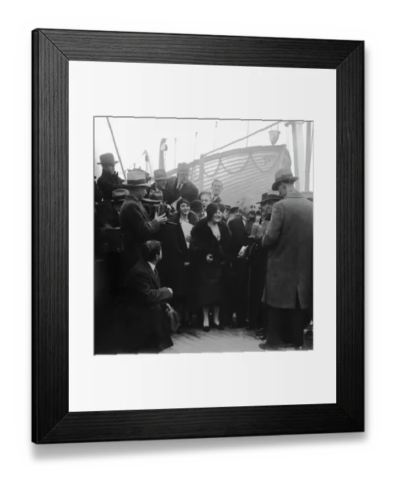 Framed Print : Reporters Interviewing Albert Einstein Framed Print : Reporters Interviewing Albert Einstein