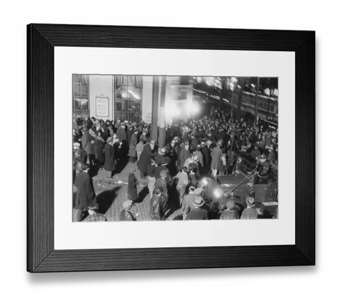 Framed Print : Run on a Bank Framed Print : Run on a Bank