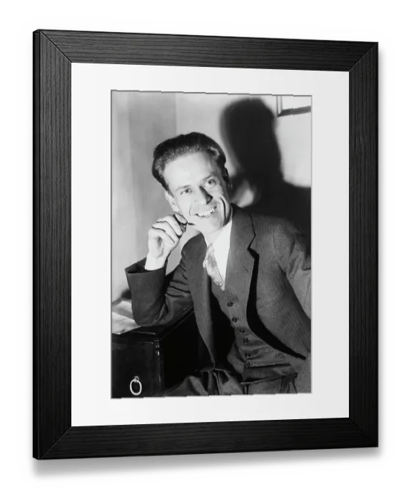 Framed Print : Philo T. Farnsworth Smiling Framed Print : Philo T. Farnsworth Smiling