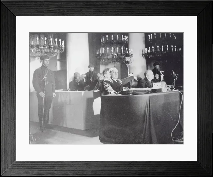 Framed Print : Eight Engineers During Trial in Moscow Framed Print : Eight Engineers During Trial in Moscow