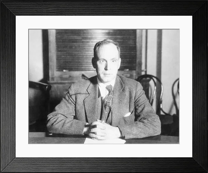 Framed Print : Portrait of Roger Baldwin Framed Print : Portrait of Roger Baldwin