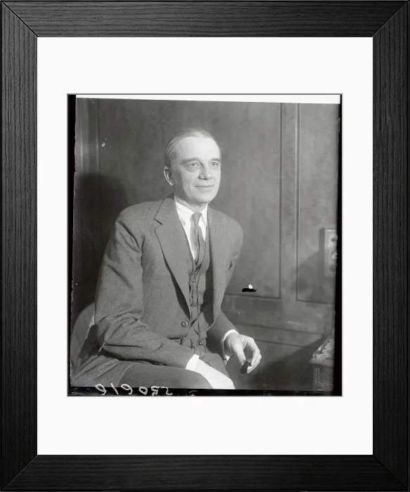 Framed Print : Portrait of Owed D. Young Framed Print : Portrait of Owed D. Young