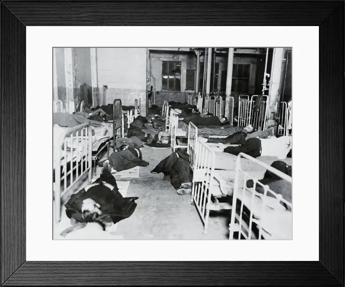 Framed Print : Homeless Shelter