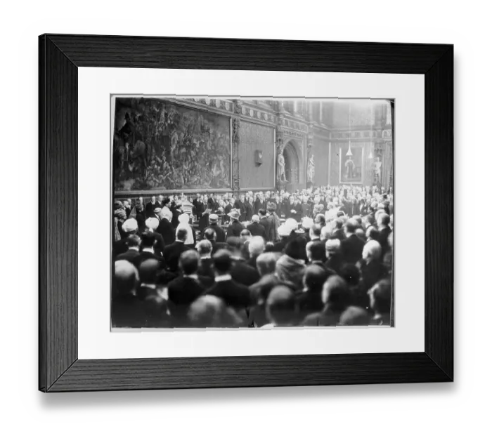 Framed Print : King George Opening Conference Framed Print : King George Opening Conference