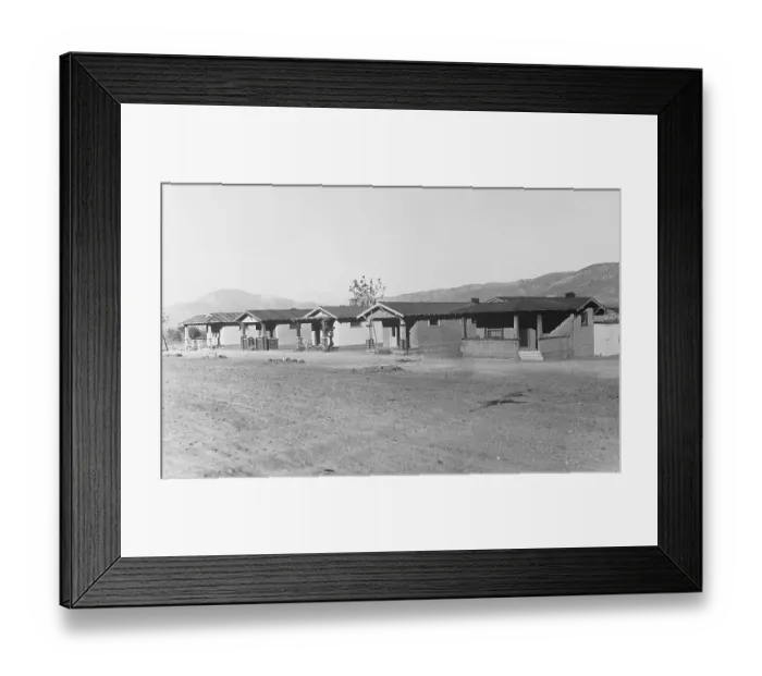 Framed Print : Reno Hot Springs Cottages Framed Print : Reno Hot Springs Cottages