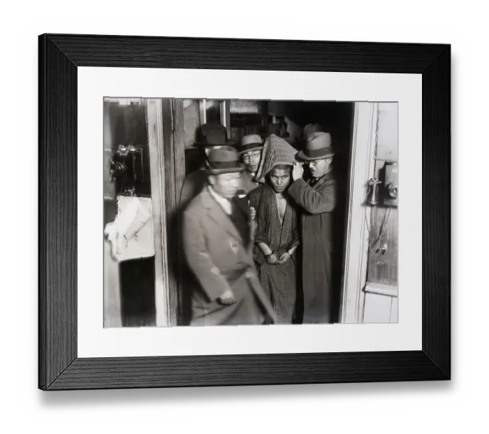 Framed Print : Man Who Attempted Assassination / Handcuff