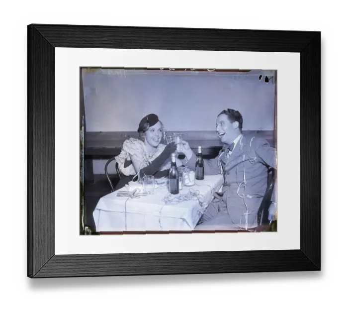 Framed Print : Dorothy Lee and Bert Wheeler Toasting Framed Print : Dorothy Lee and Bert Wheeler Toasting