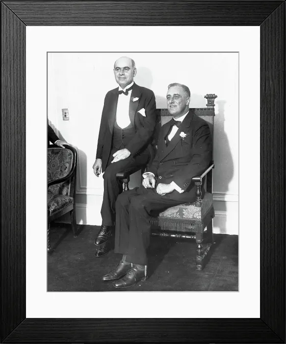 Framed Print : Roosevelt and Lieutenant Governor Lehman Framed Print : Roosevelt and Lieutenant Governor Lehman