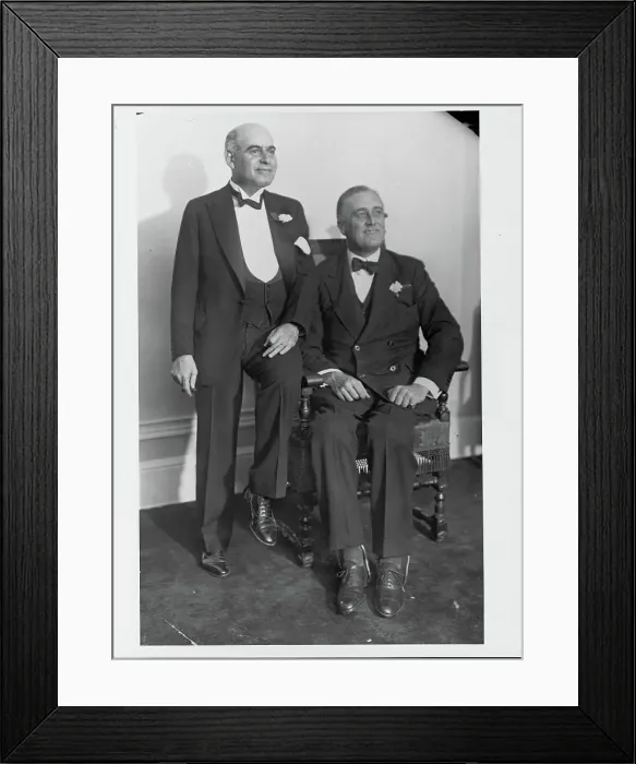 Framed Print : Herbert Lehman and Franklin D. Roosevelt Framed Print : Herbert Lehman and Franklin D. Roosevelt