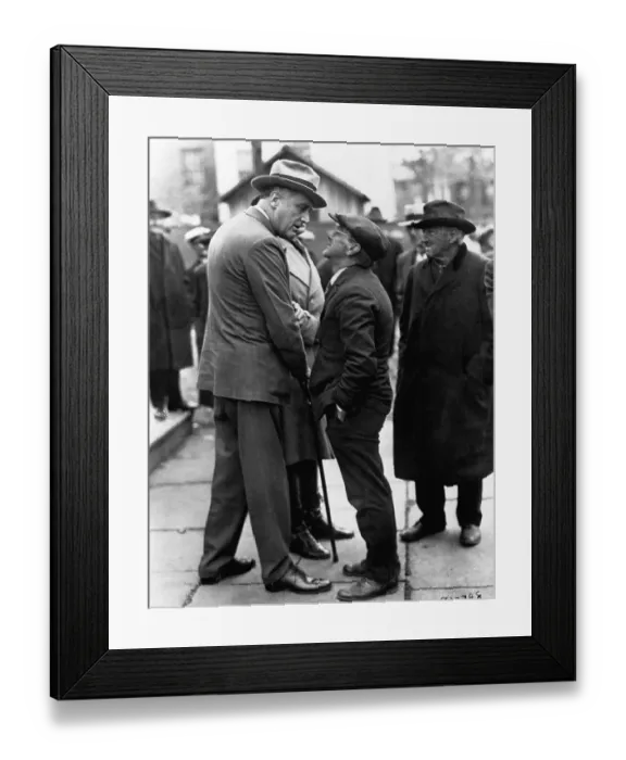 Framed Print : Roosevelt and Voter Reuben Appel Framed Print : Roosevelt and Voter Reuben Appel