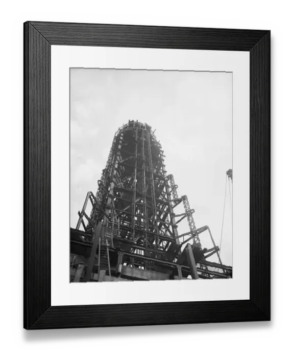 Framed Print : Skeleton of Empire State Building Framed Print : Skeleton of Empire State Building