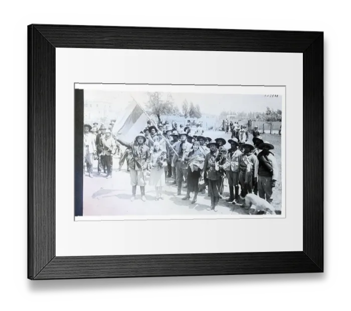 Framed Print : Women Distribute Clothes in Streets Framed Print : Women Distribute Clothes in Streets