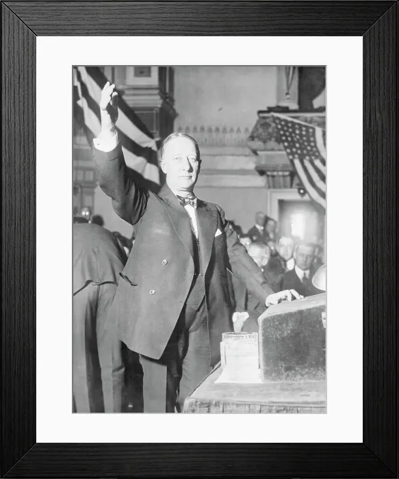 Framed Print : Alfred E. Smith Gesturing Framed Print : Alfred E. Smith Gesturing