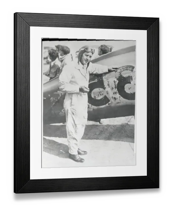 Framed Print : Jimmy Haizlip Leaning on Plane Framed Print : Jimmy Haizlip Leaning on Plane