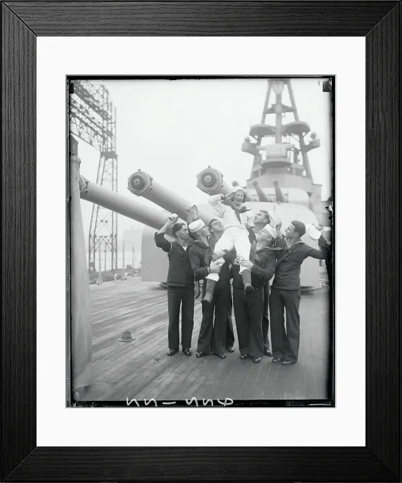 Framed Print : Ginger Rogers Carried by Sailors Framed Print : Ginger Rogers Carried by Sailors