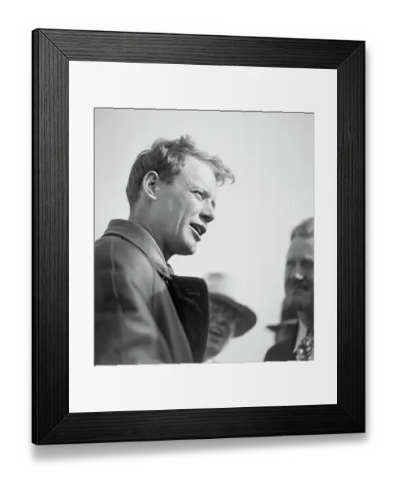 Framed Print : Portrait of Lindbergh Framed Print : Portrait of Lindbergh