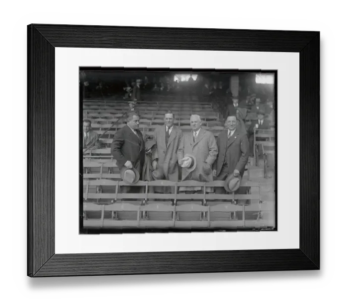 Framed Print : Baseball Celebrity Spectators at World Series Game Framed Print : Baseball Celebrity Spectators at World Series Game