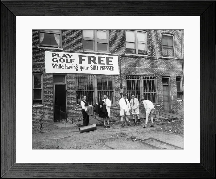 Framed Print : Miniature Golf at Tailor's Shop Framed Print : Miniature Golf at Tailor's Shop