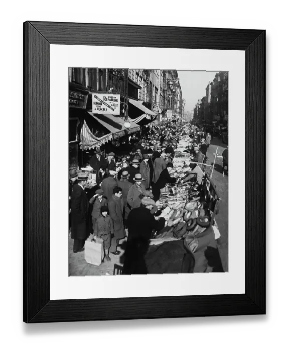 Framed Print : Street Market in New York Framed Print : Street Market in New York