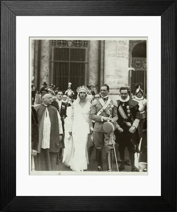 Framed Print : Royal Wedding of Italy Framed Print : Royal Wedding of Italy