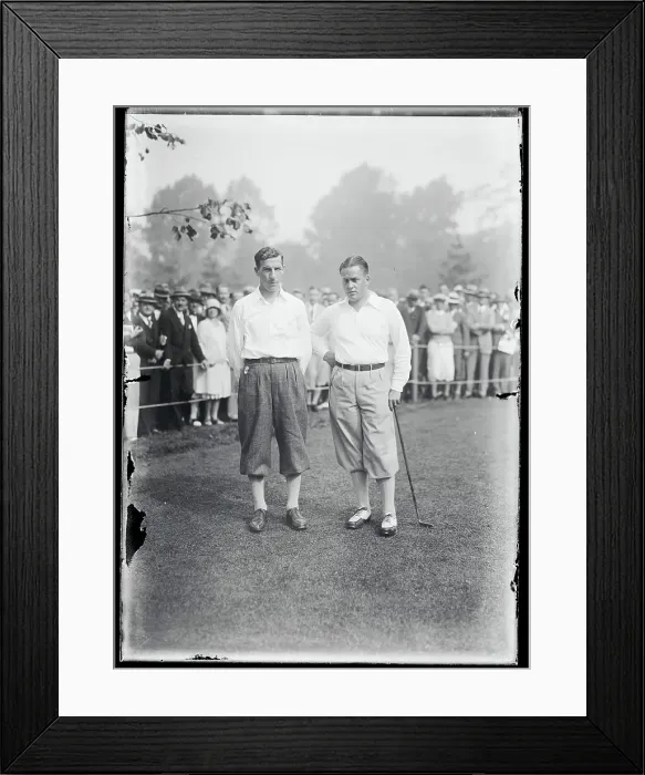 Framed Print : Bobby Jones and Other Golfers Framed Print : Bobby Jones and Other Golfers