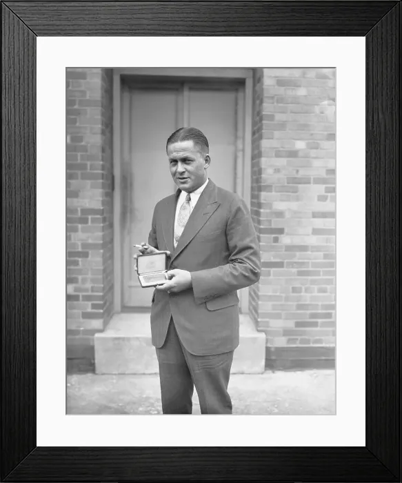 Framed Print : Bobby Jones Holding Membership Card Framed Print : Bobby Jones Holding Membership Card