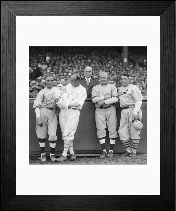 Framed Print : Players at the Old-Timers Game Framed Print : Players at the Old-Timers Game