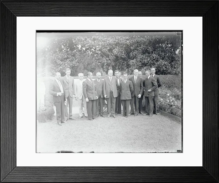 Framed Print : Portrait of Dignitaries Framed Print : Portrait of Dignitaries